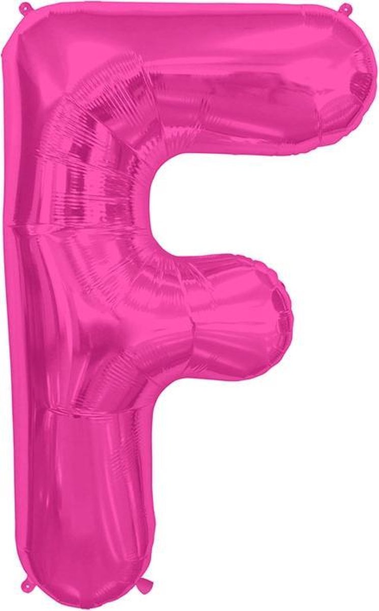 Ballon 34'' grote letter " F " ( flat ) professionele kwaliteit