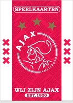 Speelkaarten ajax wit/rood/wit est 1900