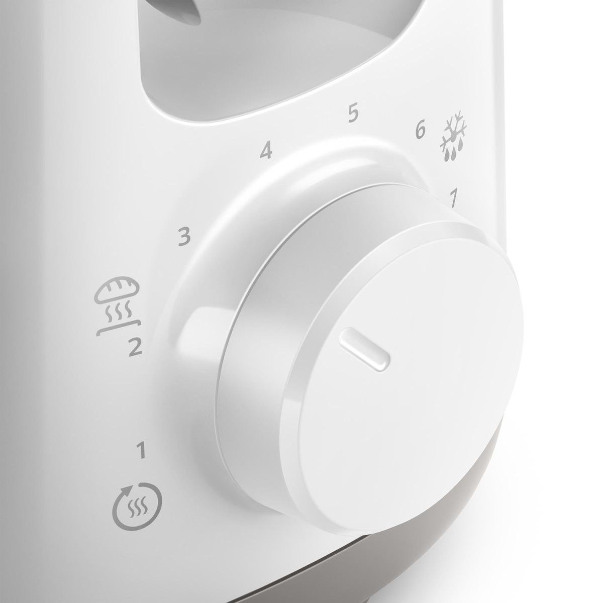 Philips Daily HD2590/00 - Broodrooster - Wit thumbnail 2