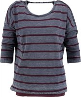 Garcia blauwe sweater met top 3/4 mouw Maat - XS