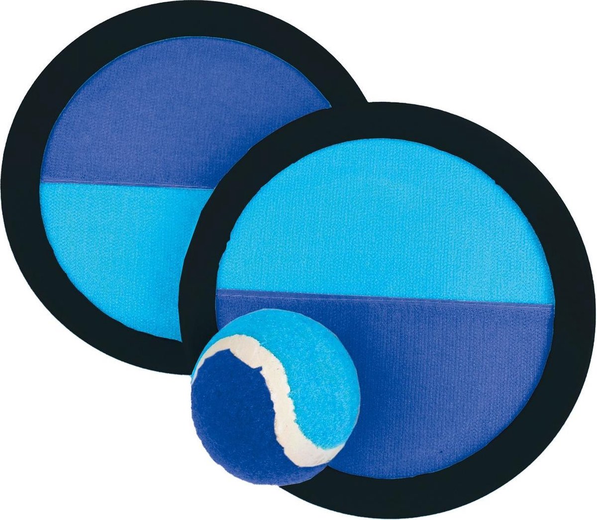 Happy People Vangspel Klittenband 18 Cm Blauw/zwart 3-delig