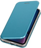 Bestcases Hoesje Slim Folio Telefoonhoesje iPhone XR - Blauw