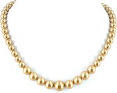 KAYEE - Parel ketting van Swarovski parels - goudkleurig - 45cm