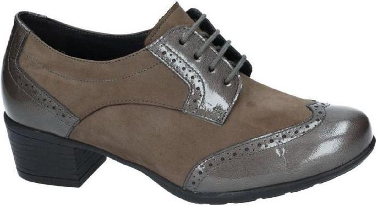 Solidus -Ladies - taupe - talon de chaussure à lacets - pointure 36½ |  bol.com