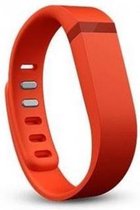 TPU armband voor Fitbit Flex - Kleur - Licht rood, Maat - S (Small)