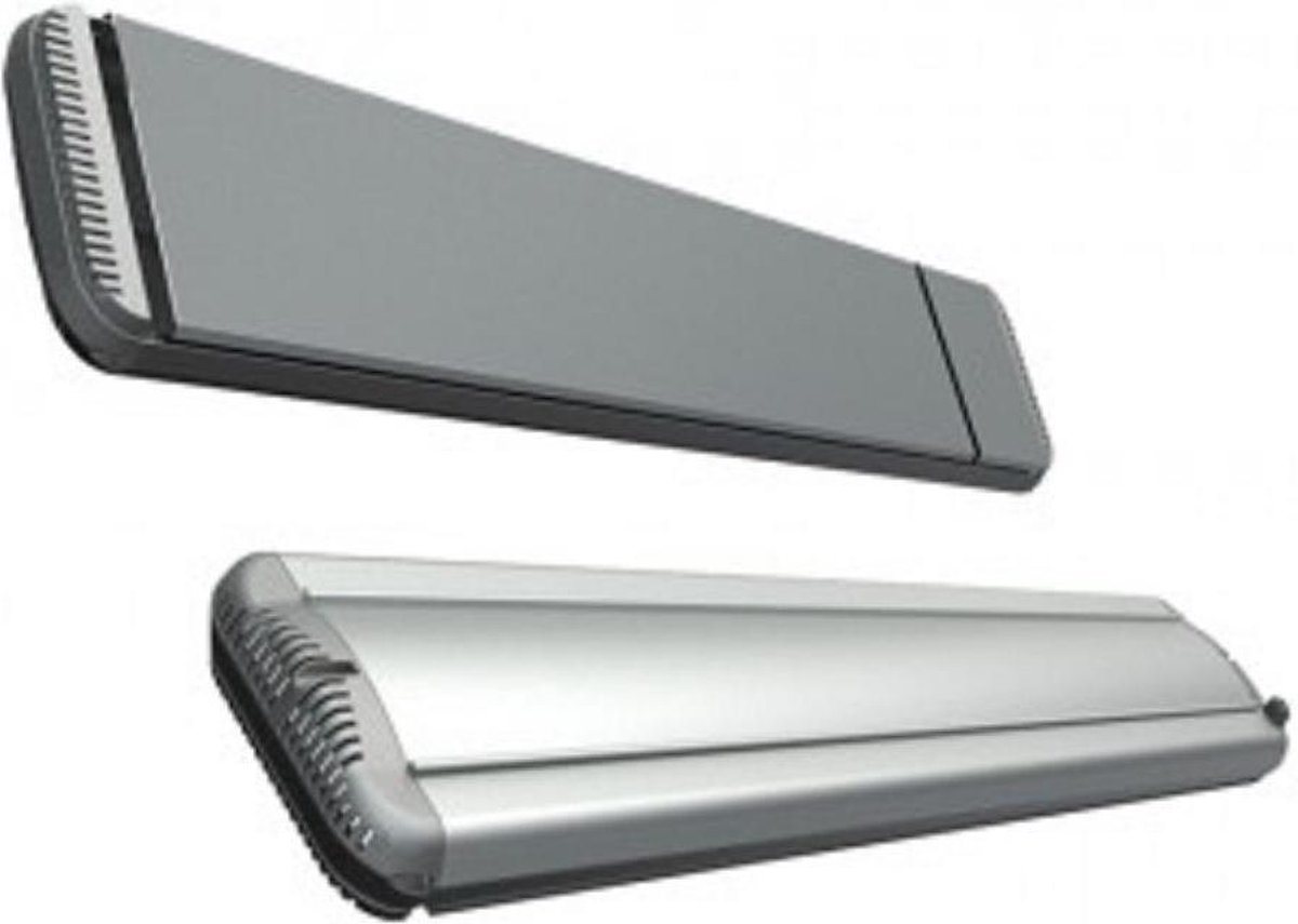 Mo-El Heatstrip 1500 Watt Hot-Top Zilver met dimmer