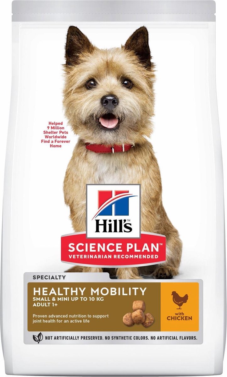Hill's Canine Adult Healthy Mobility Small & Mini - Hondenvoer - Kip 1.5 kg