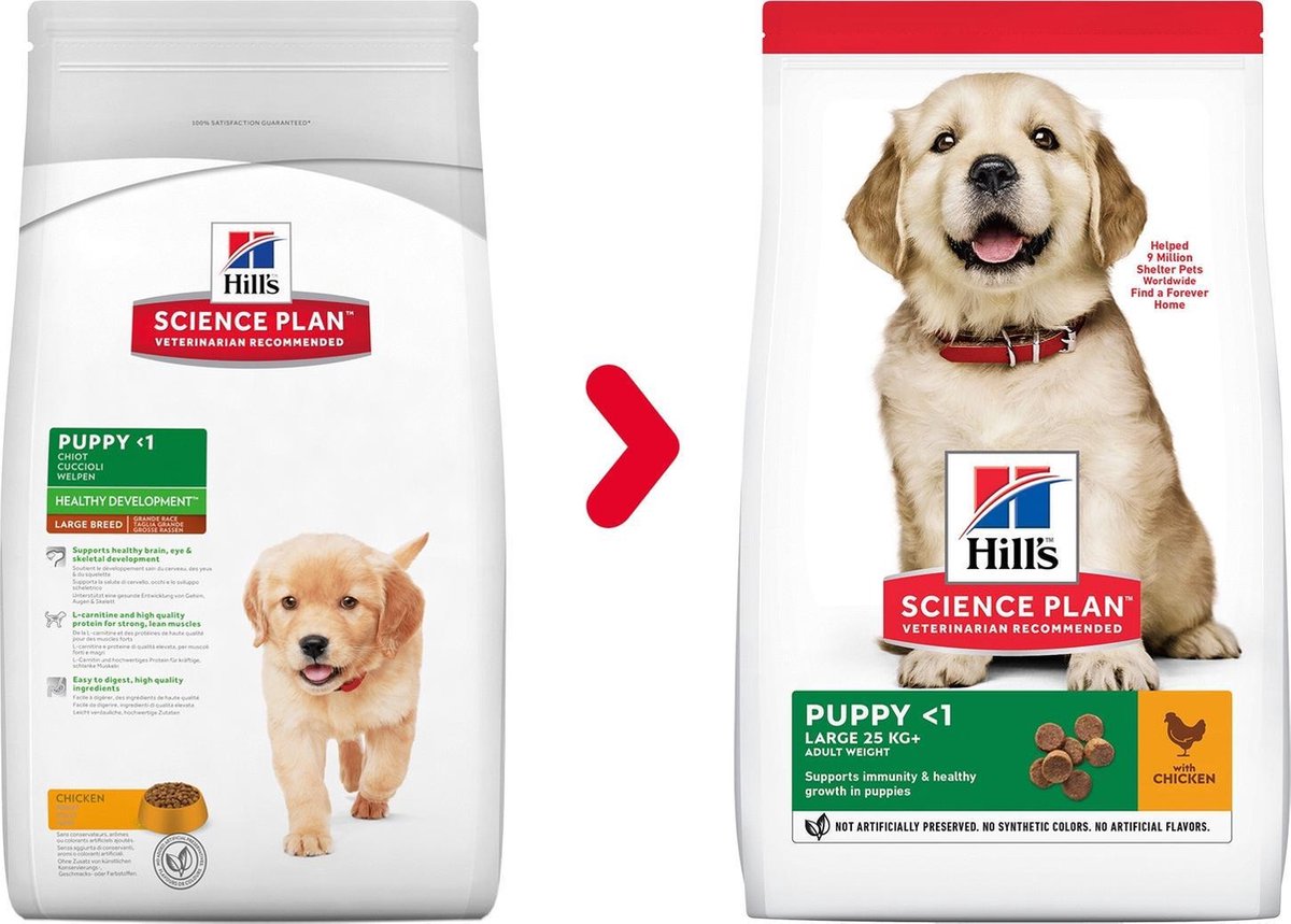 Hill's Puppy Large Breed - 2.5 KG thumbnail 3