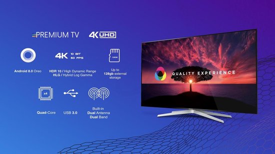 Xsarius Q8 IPTV Ontvanger - 4K UHD - Premium OTT Media Streamer - Android 8.0 Oreo - Xsarius