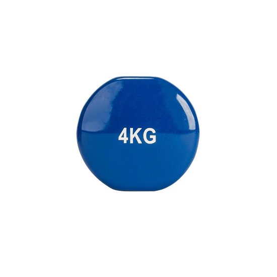 VirtuFit Vinyl Dumbbell Pro - Gewichten - Fitness - 4 kg - Blauw