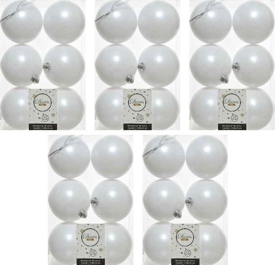 essay links verzoek 30x Winter witte kunststof kerstballen 8 cm - Mat - Onbreekbare plastic  kerstballen -... | bol.com