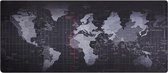 Wereldkaart Muismat | 80 x 30 cm | Anti-Slip