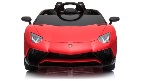 elektrische zelfbestuurbare kinder auto rood - Lamborghini Aventador SV  Rood 12V Met | bol.com
