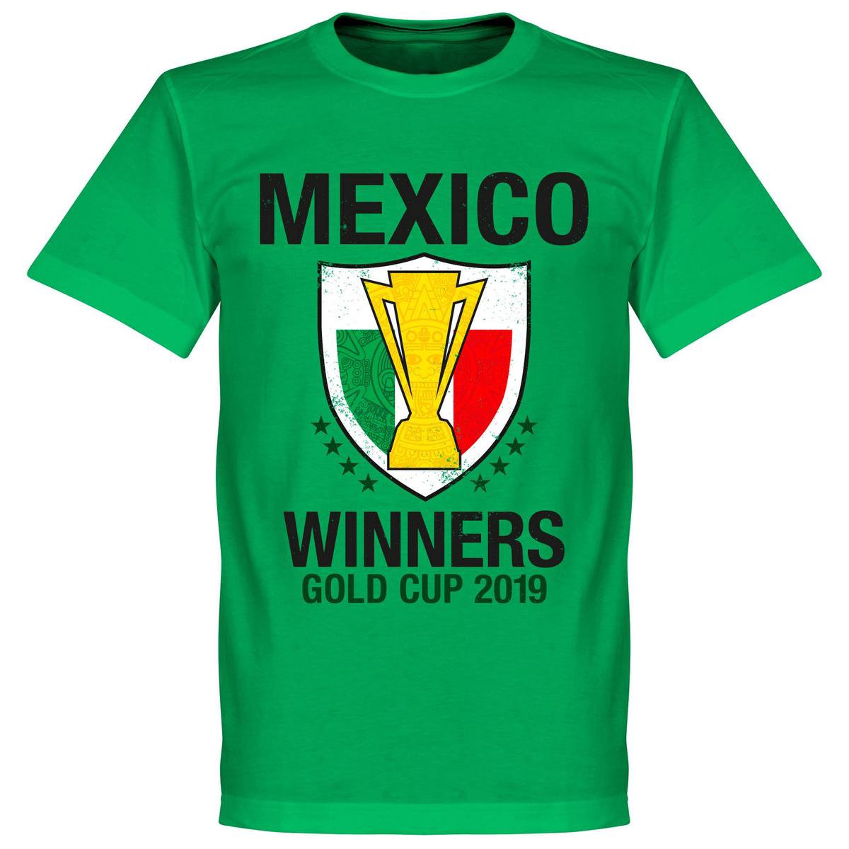 Mexico Gold Cup Winnaars 2019 T-Shirt - Groen - M