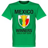 Mexico Gold Cup Winnaars 2019 T-Shirt - Groen - M