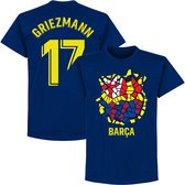 Barcelona Griezmann 17 Gaudi Logo T-Shirt - Navy - S