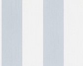 STREPEN BEHANG - Blauw Wit - AS Creation Esprit 13