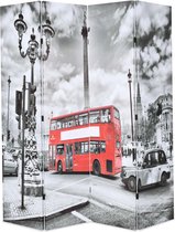 Kamerscherm 160x170cm London Bus (Incl Anti Kras Vilt) - Ruimteverdeler - Kamerverdeler - Kamer scherm