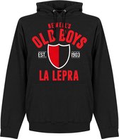 Newell's Old Boys Established Hooded Sweater - Zwart - XL