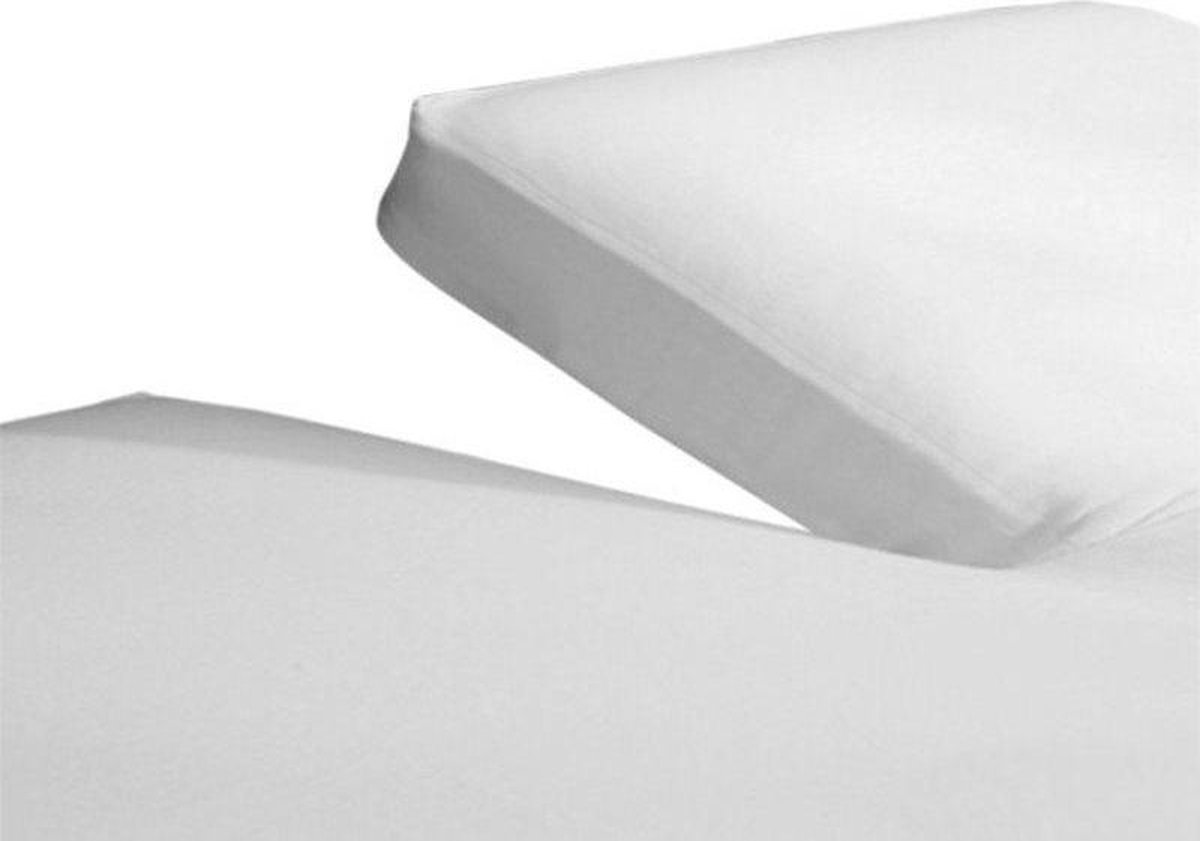 Briljant Splittopper Molton Matrasbeschermer Hoeslaken Katoen - 180x210cm - Molton Split Enkel - Single Split