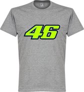 Valentino Rossi 46 T-Shirt - Grijs - XXL