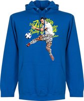 Zlatan Script Hoodie - Blauw - Kinderen - 104