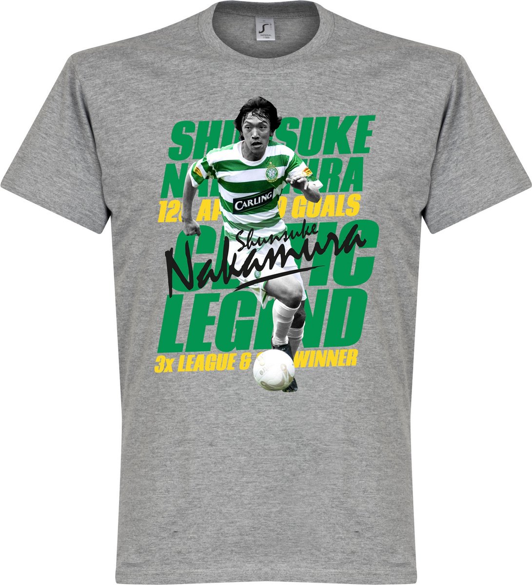 Nakamura Legend T-Shirt - Grijs - 4XL