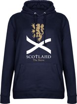 Schotland The Brave Dames Hooded Sweater - Navy - S