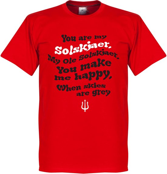 Ole Solskjaer Song T-Shirt - Rood - Kinderen - 104