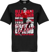 Solskjaer Legend T-Shirt - Zwart - M