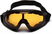 Skibril - Snowboardbril - UV Beschermend - Verstelbare Ski/Snowboard bril - Unisex - Oranje glas