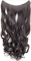 Wire hair extensions wavy bruin - 6#