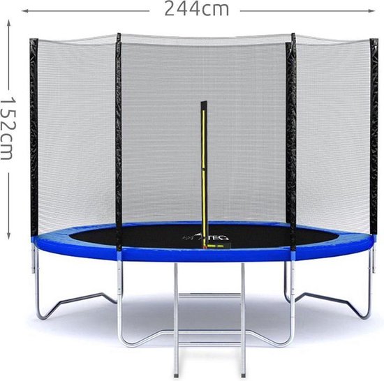 Woord Blaast op Kelder EASTWALL - Veiligheidsnet voor trampoline - Diameter 244 cm - EU (veiligheid)  productie | bol.com