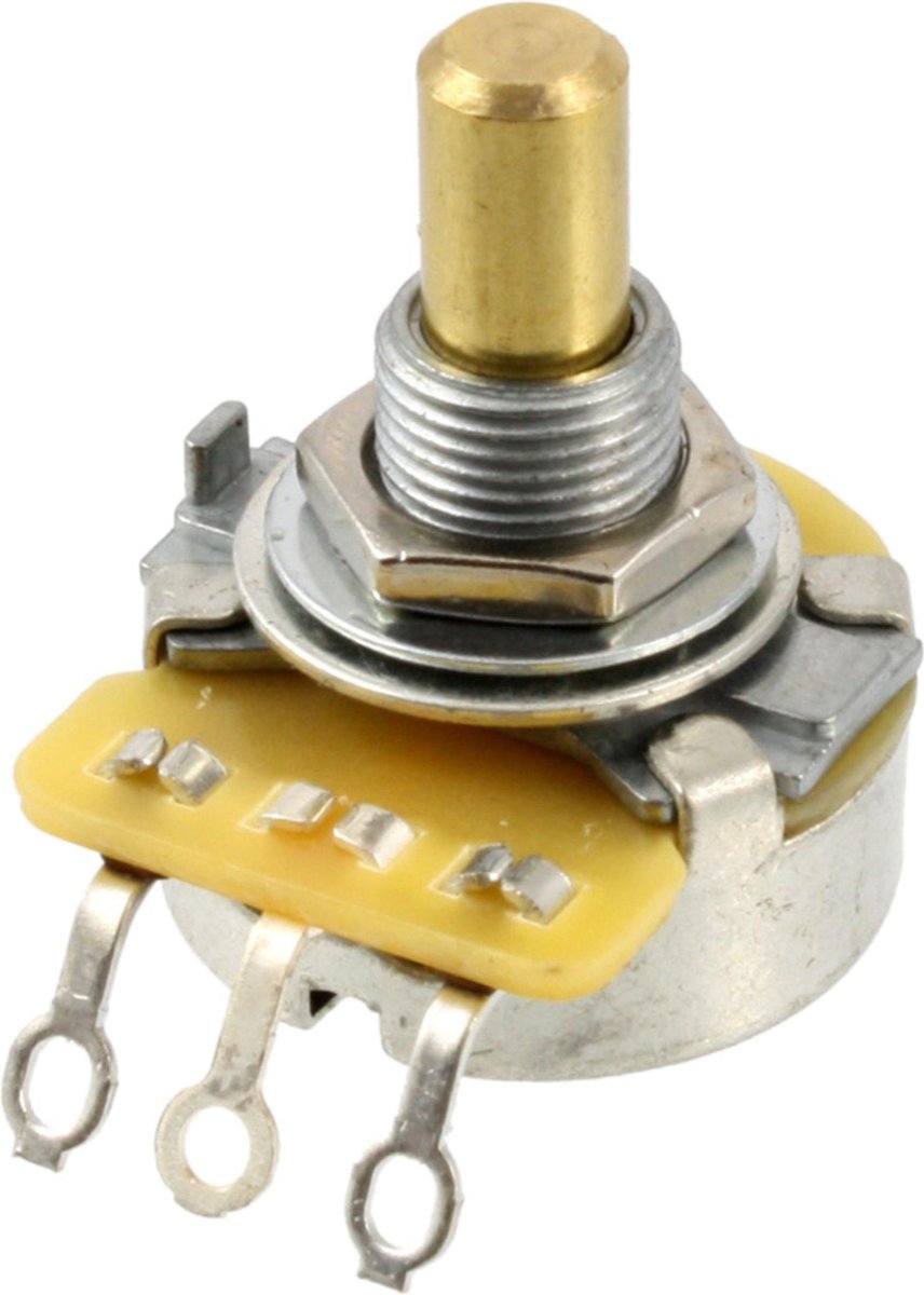 AllParts EP-0885-000 CTS 250K Solid Shaft Audio Pot logaritmische potmeter