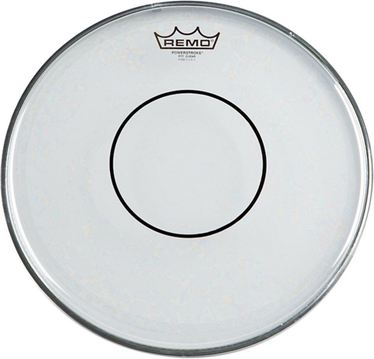 Remo Powerstroke 77 Clear 14", Dot, Tom + Snare Batter - Snare drumvel