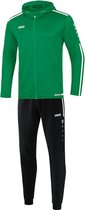 Jako Striker 2.0 Polyesterpak Met Kap Kinderen - Sportgroen / Zwart | Maat: 164