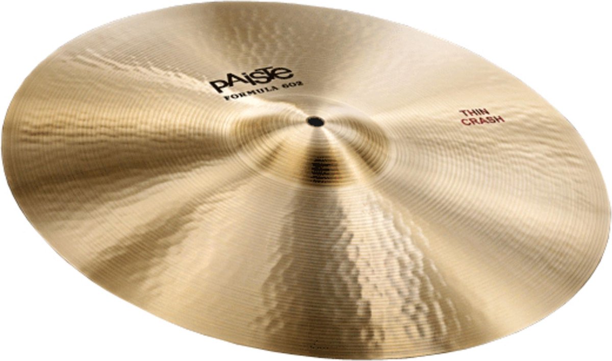 Paiste Formula 602 Thin Crash 16" - Crash bekken