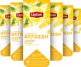 Lipton Feel Good Selection Zwarte Thee Citroen - 6 x 25 zakjes - Voordeelverpakking