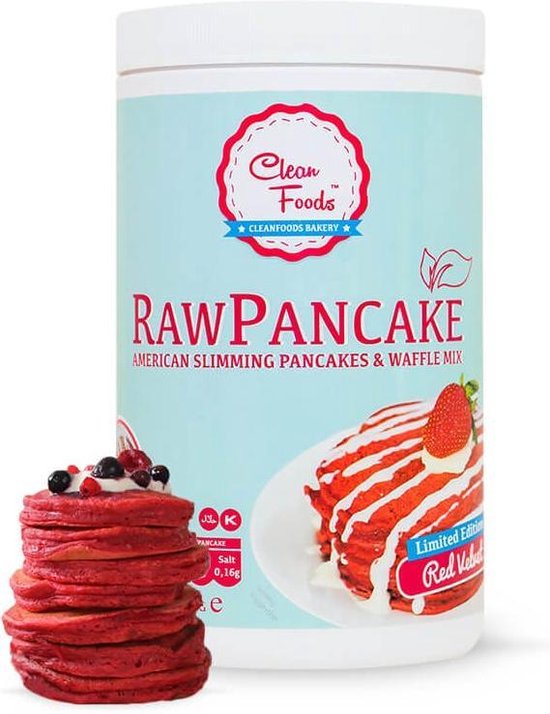 Clean Foods | Raw Pancake | Red Velvet | 1 x 425 gram