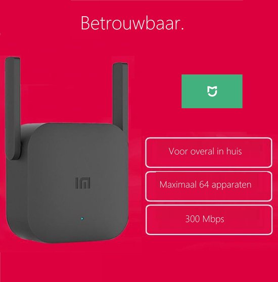 Wifi Versterker Stopcontact Draadloos – Xiaomi – 300Mbps - Wifi Repeater