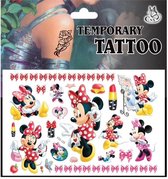 Minnie Mouse kinder tattoo - Mickey Mouse & Minnie Mouse - Water overdraagbare tijdelijke tattoos