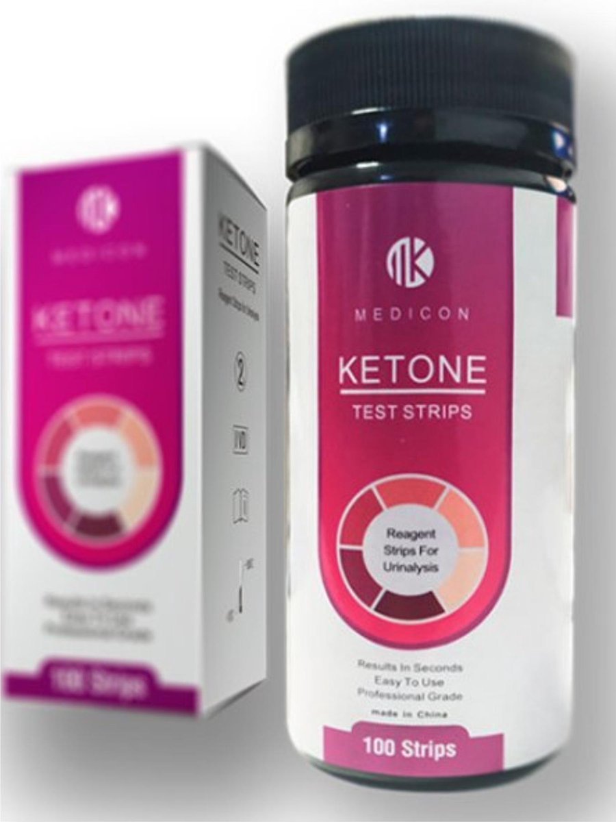 Ketose Teststrips Voor Keto & Atkins Dieet - Keto & Urine Strips voor Afvallen - 100 Stuks - Best Ge