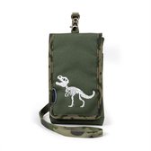 JEVA Universeel Telefoonhoesje met koord T-Rex - Dino en Camouflage print