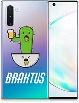 Geschikt voor Samsung Galaxy Note 10 Telefoonhoesje met Naam Braktus