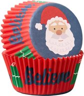 Wilton Cupcake Cases Santa - 75 pièces