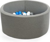 Ballenbak XL rond 90x40 grijs Misioo, excl. ballen