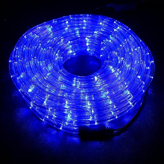 gek Vleugels vertel het me LED lichtslang - blauw - 10 Meter - IP44 | bol.com