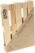 Labyrinth Palette Trivet® - Houten onderzetter voor pannen (19x12,8) - Hittebestendige bescherming voor tafel en keukenwerkblad