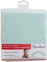 Bambino Voedingskussenhoes van Zachte Badstof voor Baby’s – 134x28cm | Baby Voeren | Hoes voor Ondersteuningskussen mintgroen