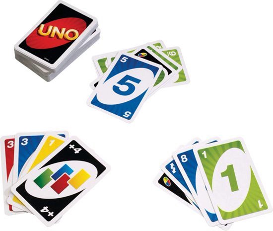 Thumbnail van een extra afbeelding van het spel Gezelschapsspel - Uno & Monopoly Junior - 2 stuks
